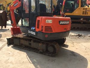 รถขุดมือสอง 5 ตันใช้เครื่องขุดขนาดเล็ก daewoo 55 crawler หุ้นใหม่เครื่องขุดขนาดเล็ก Doosan dh55 สําหรับขาย - Product Image 4