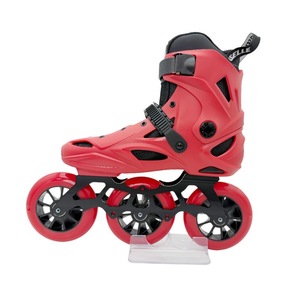 Patines de Slalom de Velocidad de Tres Ruedas de PU para Adultos de Nivel Profesional, para Hombre y Mujer, YQ-RS18, Marco de Nivel Profesional - Product Image 3