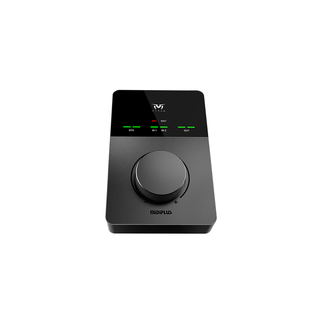 MIDIPLUS TITAN Q3 Professional 24Bit 192Hkz 4 Channel Audio Interface 4in 4out USB Sound Card for Studio Live Recording
