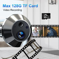 Tuya 1080P PIR détection de mouvement 120 ° Angle de vue Smart WIFI judas caméra cachée sonnette