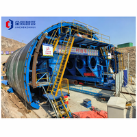 Chariot hydraulique robuste pour le revêtement de tunnels, coffrage automatique autopropulsé en béton pour projets routiers et ferroviaires