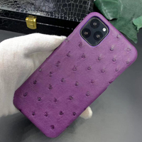 OEM ODM personnalisé nouvelle Funda De Cuero autruche étuis De téléphone portable en cuir pour Iphone 11 13 14 Pro Max fabricant