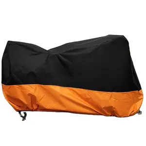 Couverture extérieure imperméable de moto du tissu 420D d'Oxford de protection UV avec la ceinture de vent
