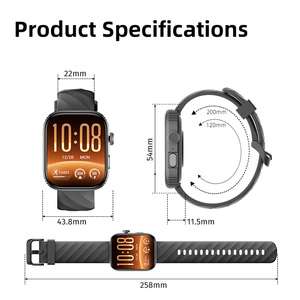Montre connectée <span class=keywords><strong>WATCH</strong></span> 4 Active, tracker de santé, montre connectée avec cadre métallique, écran OLED 1000 nits, logo personnalisé, emballage accepté - Product Image 4