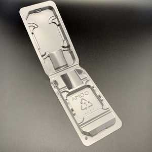 Boîte d'emballage en plastique pour processeur, plateau en plastique pour jouets, blister transparent, taille personnalisée, jetable, CPET, rectangle, plastique - Product Image 6