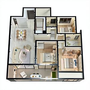 Maquettes architecturales modernes personnalisées, écologiques, pour l'affichage artisanal, modèles de table de sable pour villas et <span class=keywords><strong>immobilier</strong></span> - Product Image 1