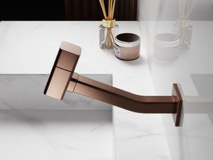 New <strong>ABS</strong> Wall-Mounted Plastic Basin <strong>Faucet</strong> with Metered Function Single Handle Chrome Finish Modern Design - Product Image 4