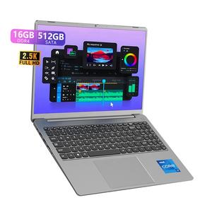 Funcionamiento suave <span class=keywords><strong>Core</strong></span> <span class=keywords><strong>i7</strong></span> Win11 Laptops 15,9 pulgadas 2K 16GB RAM 512GB ROM 5500mAH Notebook nuevos portátiles ordinateur portable <span class=keywords><strong>i7</strong></span> - Product Image 1