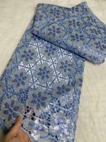Nouvelle arrivée Robe de mariée africaine en tulle et dentelle française, dentelle de Dubaï, dentelle nigériane, guipure FY3068