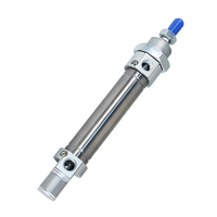 Actionneur pneumatique à poussée linéaire DSNU-PPV-A, tampon pneumatique ISO6432, petit piston