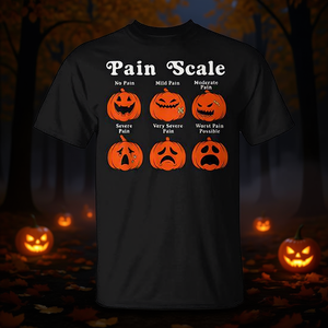 Camiseta con diseño de caras de calabaza de Halloween, regalo para enfermeras, camiseta divertida de Halloween - Product Image 3