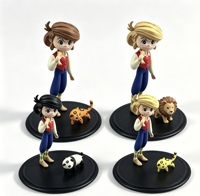 Figurine personnalisée Bobblehead – Décoration personnalisée en résine – Collection de figurines Fille et Animal