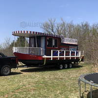 Équipement de grillades Camion de nourriture Bateau Remorque de nourriture USA Cuisine Van Co2019sion Remorque Mobile Tacos Chariot à café Restaurant Personnalisé
