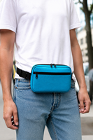 Sac banane promotionnel avec logo personnalisé, sac de taille, cadeau d'entreprise, sac de festival, sac ceinture, vente en gros, fabricant OEM