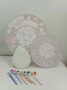 Toile peinte à la main personnalisée <span class=keywords><strong>Panda</strong></span> en bois de pin <span class=keywords><strong>Peinture</strong></span> <span class=keywords><strong>par</strong></span> numéros - Product Image 3