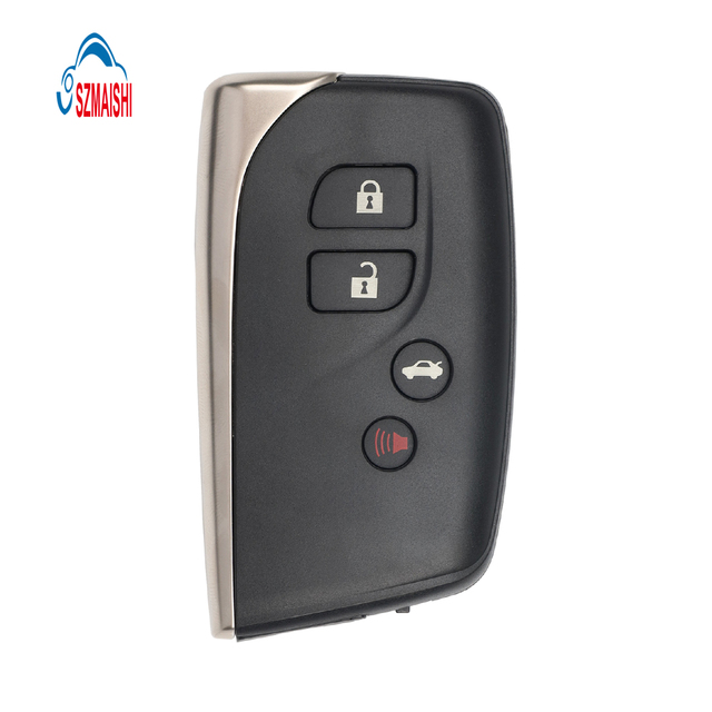 SZMAISHI 4 Buttons Trunk Smart Car Remote Control Key Case Housing Cover for L-exus Vehicle Replacement Key Shell