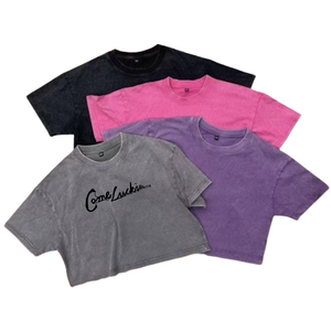 T-shirt décontracté pour femme avec logo personnalisé, coupe régulière, 210 GSM, 100 % coton, manches courtes, couleur gris, imprimé par transfert thermique - Product Image 1