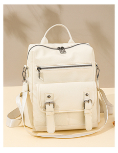 Nouveau sac à dos vintage simple pour <span class=keywords><strong>femme</strong></span>, grande capacité, résistant à l'usure, pour voyage, extérieur, école, étudiant - Product Image 5