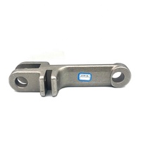 Cadena transportadora de acero inoxidable forjada de paso corto y ancho, de alta resistencia, marca WANXIN, con resistencia a la tracción de >450KN