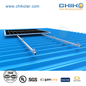 Sistema de montaje de panel solar para techo de montaje rápido, portaequipajes corrugado para instalación de stent fotovoltaico doméstico - Product Image 2