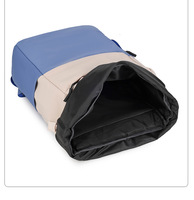 Sac à dos enroulable grande capacité personnalisé avec fermeture éclair, sac à dos de sport pour ordinateur portable, idéal pour les étudiants et les professionnels