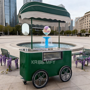 OEM Hot Selling Vending Carts Street Food Mobile Freezer Ice Cream Cart - Product Image 4