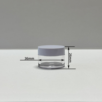 Pot cosmétique vide en plastique PET de 5 ml et 10 ml pour poudre acrylique, gel UV, poudre libre, lotion, baume à lèvres et crème