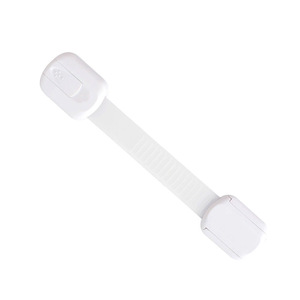 Child Safety Refrigerator Lock White Plastic Cabinet Door Strap Home Protection - Product Image 5