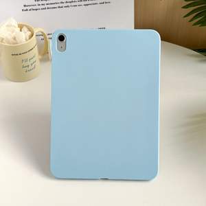 Suitable for iPad Pro <b>11</b>-inch (2022/21/20) Tablet Case, Silicone Solid Color Soft Full-Cover Shockproof Protection Case - Product Image 6