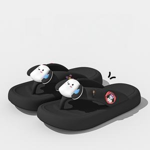 Zapatillas de Hotel Económicas, Suaves, con Punta Abierta, de Alta Calidad, Material VPC, Ligeras, Acolchadas, Cómodas, Modernas, Antideslizantes y Antiolor - Product Image 4