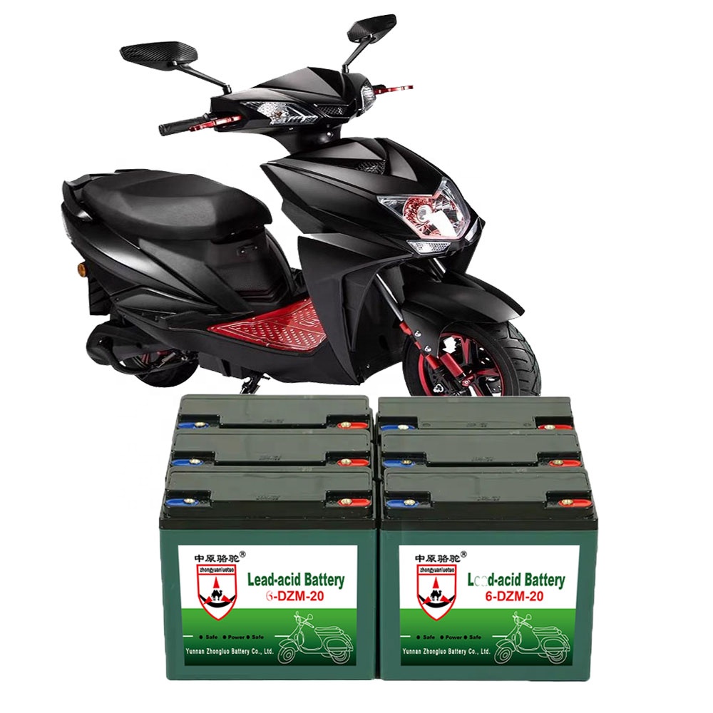 Deep Cycle 12v 20ah 6-DZM-20 Batteries rechargeables à sec et scellées au plomb AGM GEL pour moto