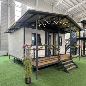 Casa Contenedor Expandible de Diseño Rústico de 20 pies, Bungalow Modular, Casa Prefabricada Móvil de Acero Impermeable con 2 Dormitorios - Product Image 5