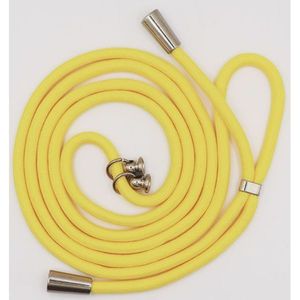 Yellow <b>Rope</b> Cable With Metal Ends For <b>Exercise</b> And Training 10M Length - Product Image 1