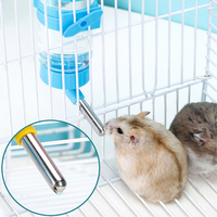 Botol Minum Hewan Peliharaan Kecil Grosir, Botol Minum Hamster dengan Sipper Bola untuk Kelinci, Guinea Pig, Hamster Suriah & Gerbil