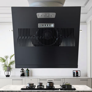 Mini-hotte murale LED 600 mm en acier inoxydable avec combinaison <span class=keywords><strong>pour</strong></span> hotte aspirante, usage hôtelier et domestique, aspiration latérale type T - Product Image 1