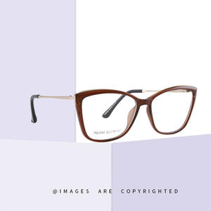 กรอบแว่นตา Tr90 ทรงแคทอาย 52-18-137 ป้องกันแสงสีฟ้า ดีไซน์แบบเต็มกรอบ สำหรับทุกเพศ - Product Image 1