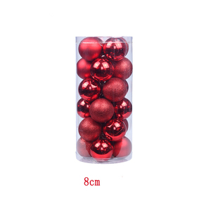 Christmas Ornaments Balls Ball Wholesale 30-60mm Mix Color Decor Mini Plastic Christmas Ornaments Balls Christmas Baubles Ornaments Ball