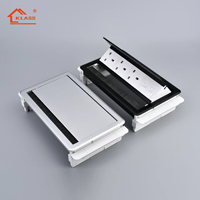 Boîtier de prise de sol Pop Desktop avec prises USB et multiprises, haute qualité, norme UE/Royaume-Uni, aluminium, IP44, 13A 16A, usage commercial et domestique