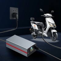 Chargeur portable en alliage d'aluminium pour batteries Li-ion de véhicules électriques, tension et courant réglables OTP, entrée 200-240V, sortie 840W