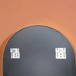 Miroir mural décoratif de luxe avec cadre élégant en verre réfléchissant transparent pour la décoration intérieure de la maison, de l'hôtel et du bureau - Product Image 4