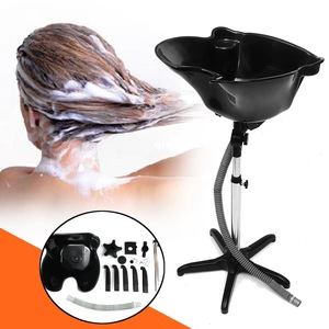 Bacs à Shampooing Réglables en Hauteur pour Salon de <span class=keywords><strong>Coiffure</strong></span>, Équipement Professionnel, Outils de <span class=keywords><strong>Coiffure</strong></span>, Lavabo Mobile pour Barbier - Product Image 3