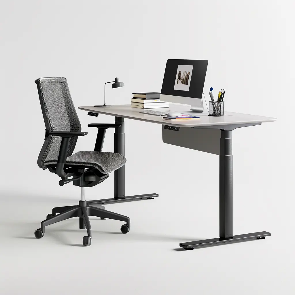New Product Promotional Electric Height Adjustable Sit Stand Desks Office Working Laptop Lift Table Modern Home Furniture