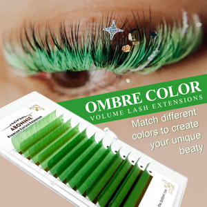 Lông Mi Màu Mềm Pbt Hàn Quốc Tùy Chỉnh Cho Mi Màu Ngày Lễ Tình Nhân Nối Mi Màu Lấp Lánh Pha Trộn Màu - Product Image 3