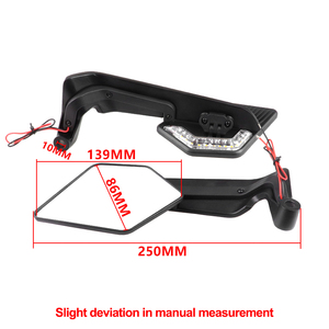 Accessoires modifiés pour moto ATV <span class=keywords><strong>KTM</strong></span>, rétroviseur latéral avec clignotant, rétroviseur, accessoires pour motocyclettes - Product Image 2