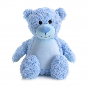 Orsacchiotto Personalizzabile OEM con Pancia Bianca per Sublimazione, Giocattolo in Peluche Bianco, Blu e Rosa per Bambini e Omaggi Aziendali, Basso MOQ - Product Image 2