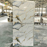 Paneles de Pared de PVC Imitación Mármol, Modernos, Impermeables y Resistentes al Fuego, para Hoteles, Apartamentos, Comercios, Cocinas, Baños y Gimnasios, Venta al Por Mayor