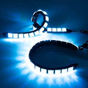 ไฟเดย์ไลท์ LED แบบยืดหยุ่น รุ่น Snake 12v สีขาว 9 12 18 ดวง สำหรับตกแต่งรถยนต์ - Product Image 2
