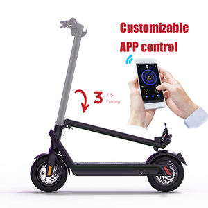 Patineta Eléctrica X9 con Stock en la UE, 30 mph, Scooter <span class=keywords><strong>de</strong></span> 500W con Doble Suspensión, 90 km, Scooter Eléctrico Todoterreno <span class=keywords><strong>de</strong></span> 1000W con Potente Motor <span class=keywords><strong>de</strong></span> 350W - Product Image 5