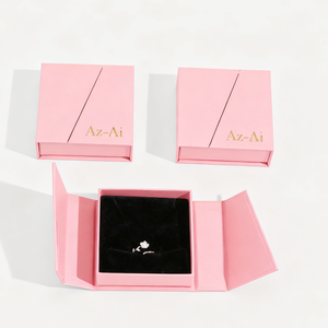 EQ Custom Logo Deep Green Round Buckle Closure <b>Jewelry</b> Storage <b>Box</b> Paper Double Open Door Christmas Gift <b>for</b> Bracelet <b>Necklace</b> - Product Image 2