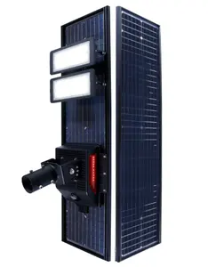 High Power IP66 Waterproof Module designed Solar 100W Road Lighting outdoor all in one Bifacial Solar Street Light